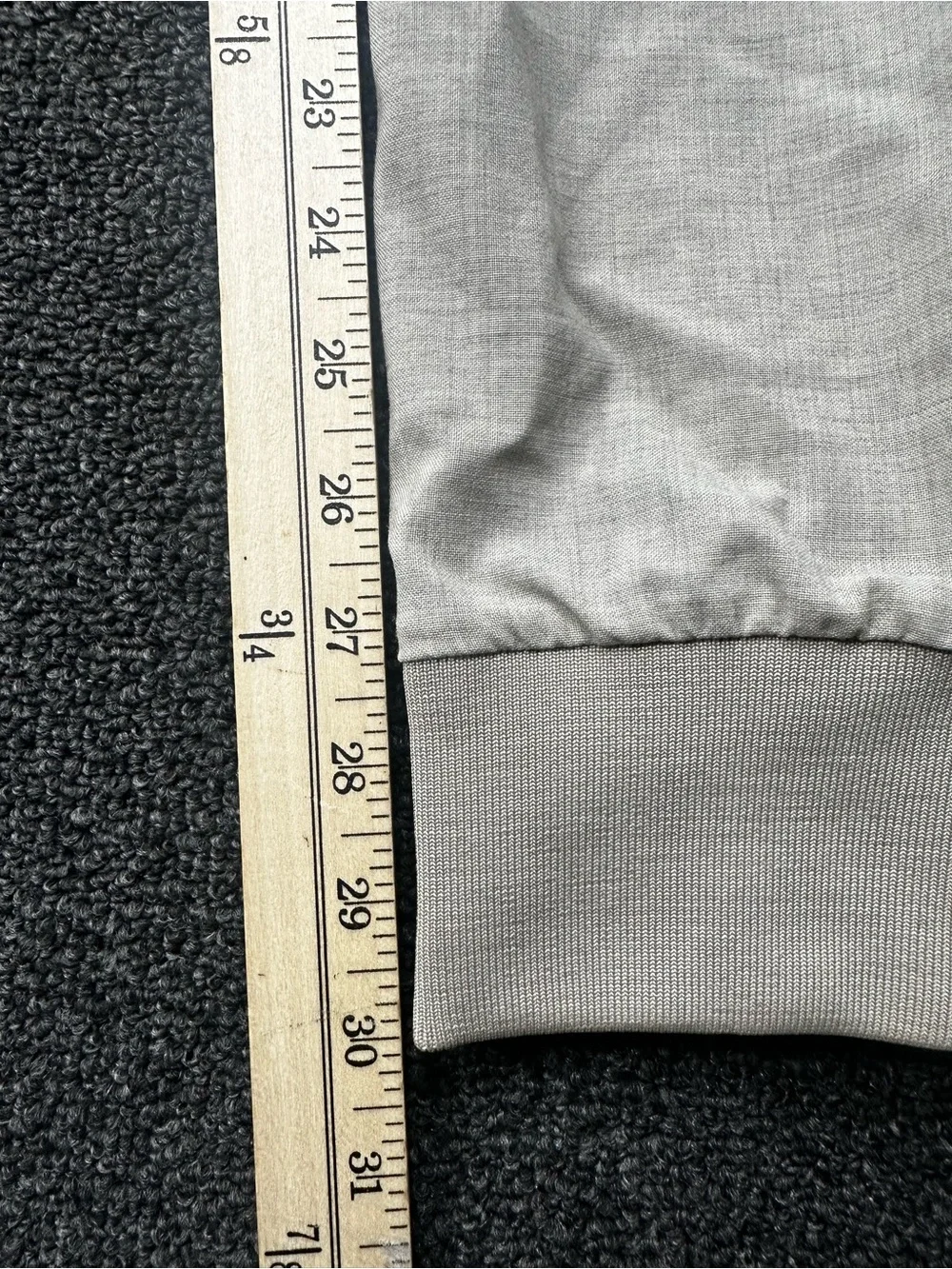 Greyson Rumson Jogger 34x30 Beige Side Tabs Wool Blend